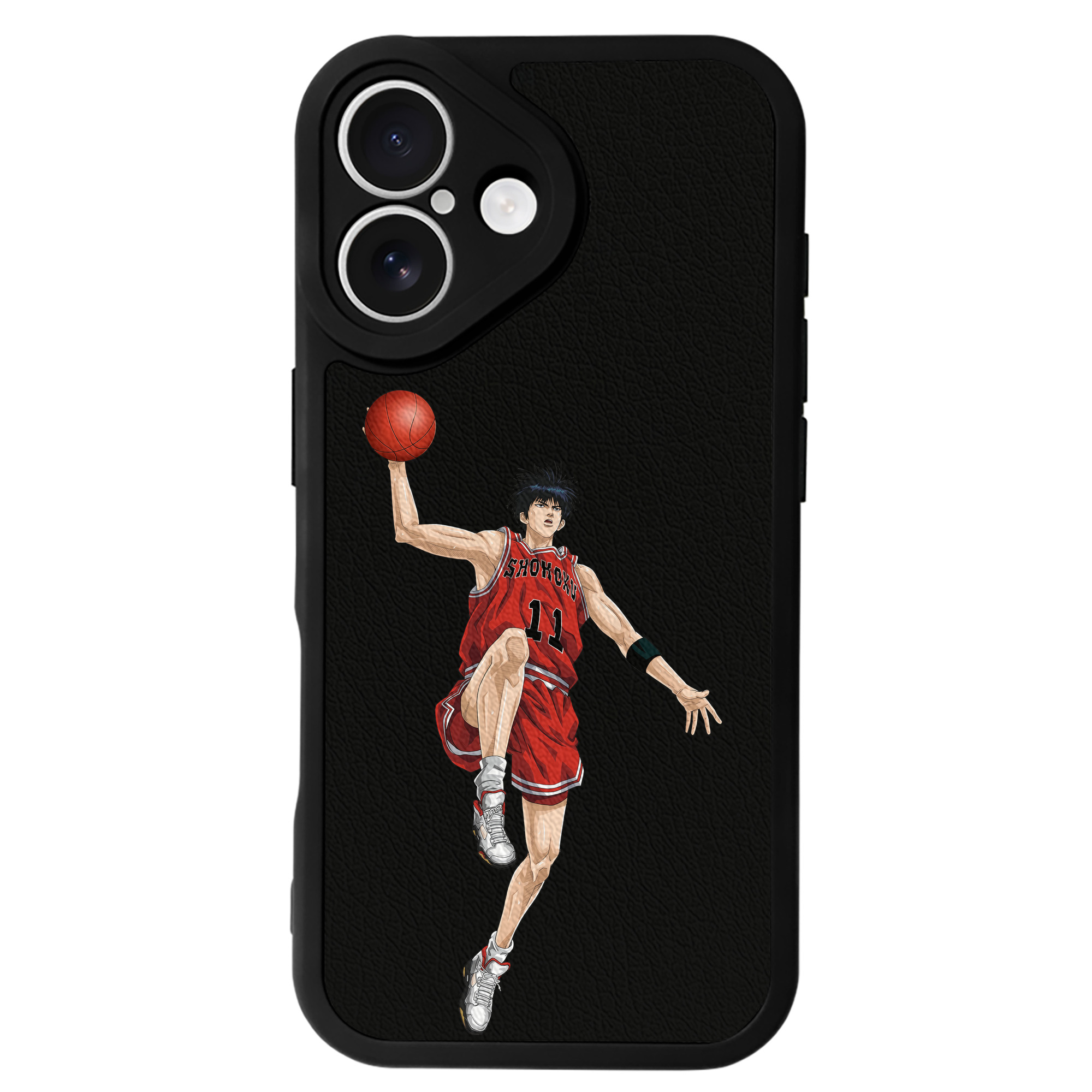 （画像用） SLAM DUNK／スラムダンク 【iPhone 16シリーズ対応】シリコンスマホケース（レザー調） 材質：シリコン